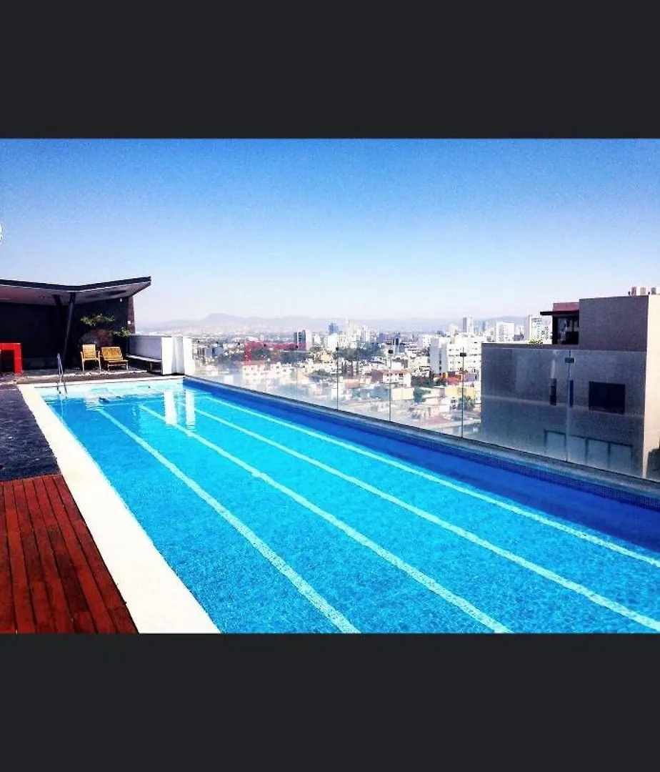 과달라하라 Departamento De Lujo De 2 Pisos En Providencia En Zapopan 아파트
