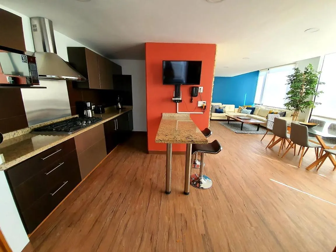 과달라하라 Departamento De Lujo De 2 Pisos En Providencia En Zapopan 아파트